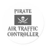 Pirate Air Traffic Controller Sticker