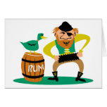 Pirate and Rum Card