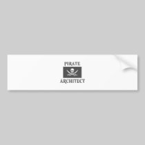 Pirate Architect Bumper Stickers