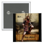 Pirate - Arrr... Ahoy Matey - Square Pins