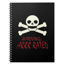 Pirate Arrr Rated Note Book