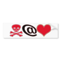 Pirate at Heart bumper stickers