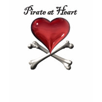 Pirate at Heart t-shirts