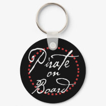 Pirate at the Wheel keychains