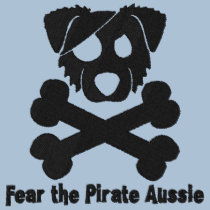 Pirate Aussie embroidered shirts