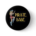 Pirate Babe buttons