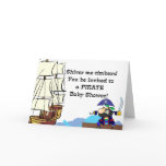 Pirate Baby Shower Invitation cards