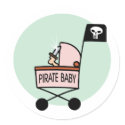Pirate Baby stickers