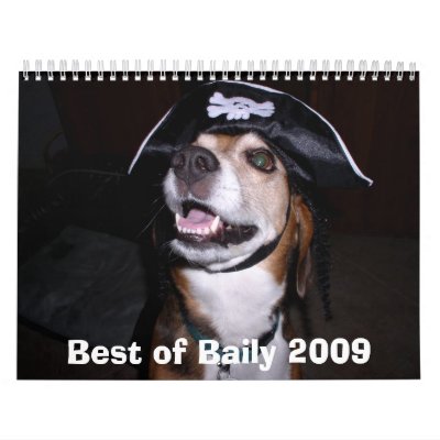 Pirate Baily, Best of Baily 2009 -... - Customized Wall Calendar by jmonestero