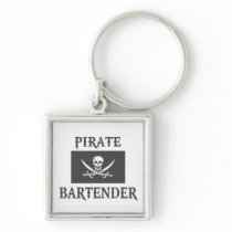 Pirate Bartender Keychain