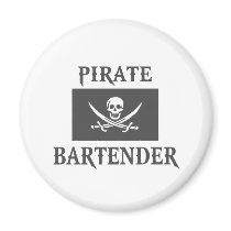 Pirate Bartender Magnet