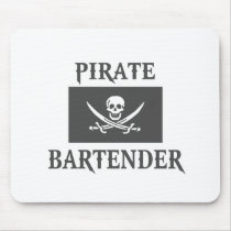Pirate Bartender Mouse Pad