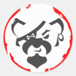 Pirate Bear reverse Sticker
