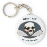 Pirate Beat Me Racquetball Keychain