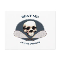 Pirate Beat Me Racquetball Postcards