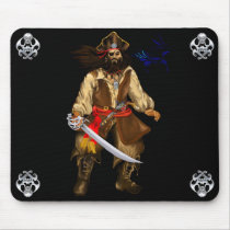 Pirate-Big and Bad mousepad by Lotacats Pirate-Big and Bad mousepad