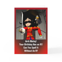 Pirate Birthday Card