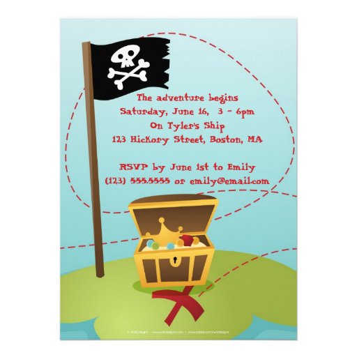 Pirate Birthday Invitation