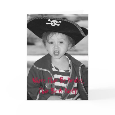 Pirate Birthday Invite - Customized Cards by DeanaHall