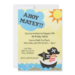 Pirate Birthday Invites