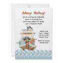 Pirate Birthday Party Invitation invitation