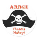 Pirate Birthday Party Stickers sticker