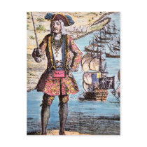 Pirate Black Bart Postcards