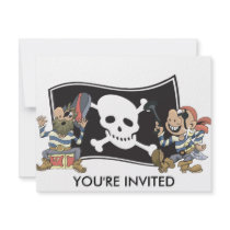 Pirate Blokes Add Text invitations by Pirate_Spirit Pirate Blokes Add Text invitations