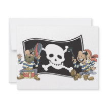 Pirate Blokes invitations by Pirate_Spirit Pirate Blokes invitations