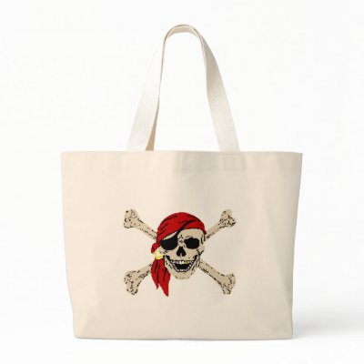 Pirate Booty Bag by figstreetstudio