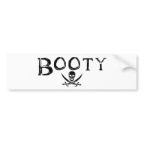 Pirate Booty Bumper Sticker