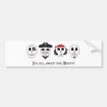 Pirate Booty Bumper Sticker