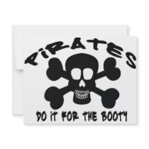 PIRATE BOOTY invitations