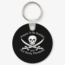 Pirate Booty Plundered Black keychains