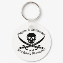 Pirate Booty Plundered keychains
