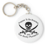Pirate Booty Plundered Key Chain