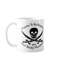 Pirate Booty Plundered mugs by WhiteTiger_LLC Pirate Booty Plundered mugs