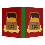 Pirate Booty Treasure Chest 3 Ring Binder