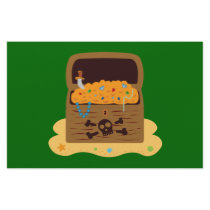 Pirate Booty Treasure Chest Stationery Design