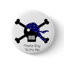 Pirate Boy buttons