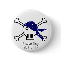 Pirate Boy buttons