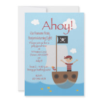 Pirate Boy Personalized Invitations