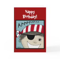 Pirate Boy Rrrrrr Greeting Cards