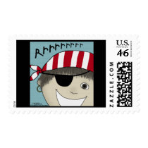 Pirate Boy Rrrrrr Postage Stamp