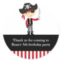 Pirate Boy Stickers sticker