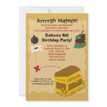 Pirate Boy's Birthday Invitation 5x7