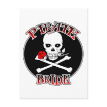 Pirate Bride Postcard