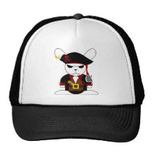Pirate Bunny Bruno Mesh Hats