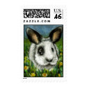 Pirate bunny in a dandelion sea postage by tanyabond Pirate bunny in a dandelion sea postage