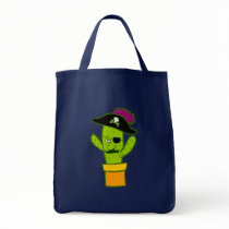 Pirate Cactus Doodle Art Bag